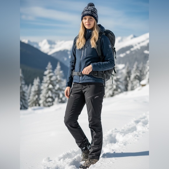 Lundhags Makke Hybrid Hiking Pants Black - Women's EU 38 / US 10